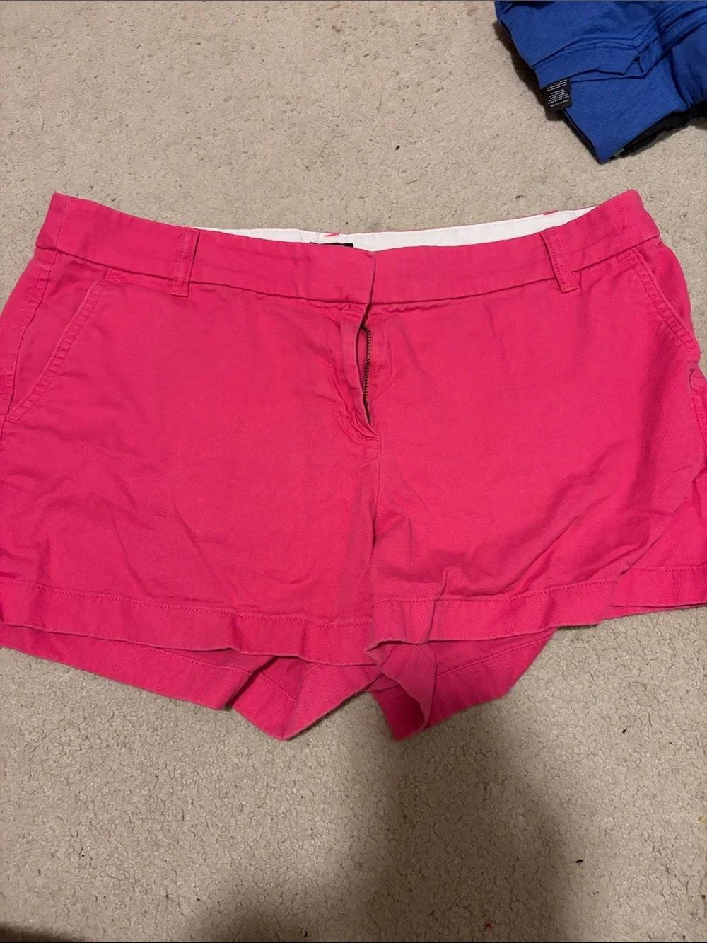 J. Crew Bright Pink Cotton Shorts